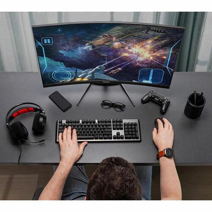 ViewSonic OMNI VX2418C 24\" Class Full HD Curved Screen LED Monitor - 16:9 - Black