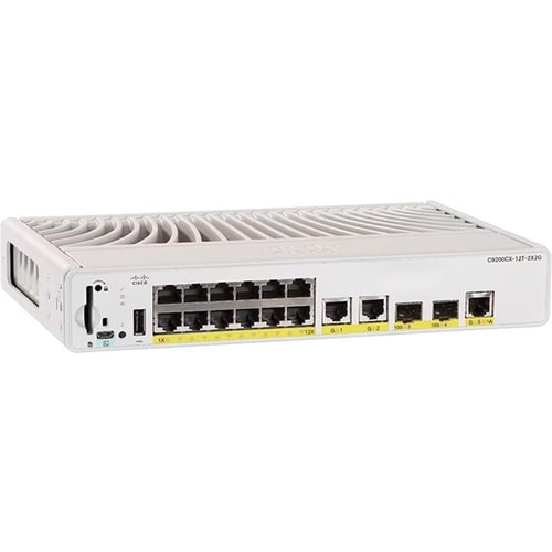 Commutateur compact Catalyst 9000, 12 ports PoE+, 240 W, ESS