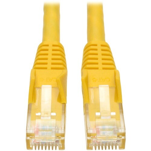 Câble de raccordement UTP Cat6 Tripp Lite - 4,3 m - 1 x RJ-45 mâle - 1 x RJ-45 mâle - Jaune