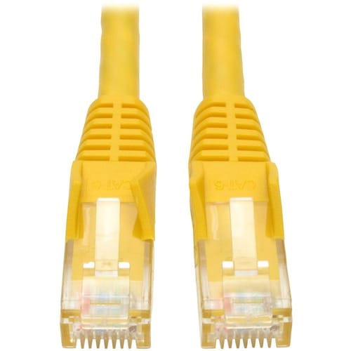 Câble de raccordement UTP Cat6 Tripp Lite - 7,6 m - 1 x RJ-45 mâle - 1 x RJ-45 mâle - Jaune