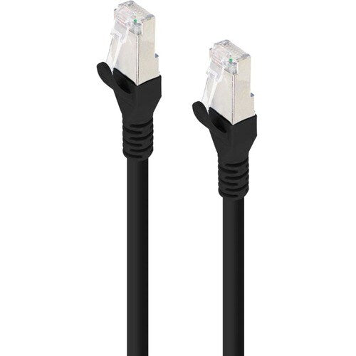 Alogic Black Shielded CAT6A LSZH Network Cable