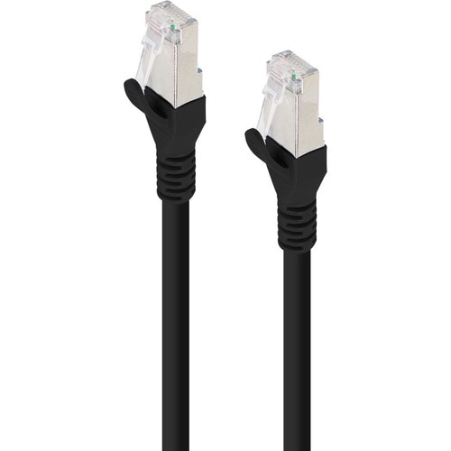 Câble réseau Alogic Cat.6a LSZH blindé noir