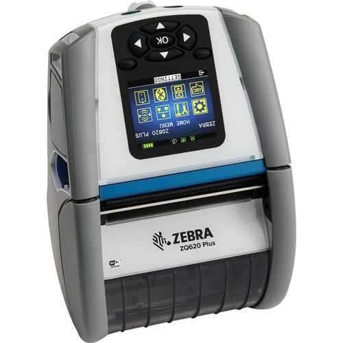 Zebra ZQ620 Plus-HC Desktop, Industrial, Mobile Direct Thermal Printer - Monochr