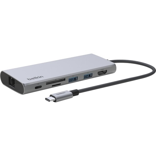Adaptador multipuerto USB-C 7 en 1 de Belkin, estación de acoplamiento para computadora portátil