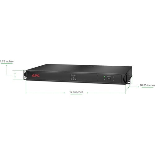 Onduleur montable en rack APC by Schneider Electric Smart-UPS 500 VA - Rack 1U