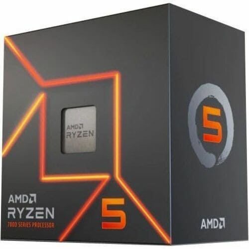 Procesador AMD Ryzen 5 7000 7600 de seis núcleos (6 núcleos) a 3,80 GHz - Precio minorista