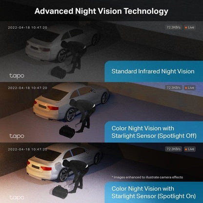Tapo Smart Wire-Free Security Camera System, 2-Camera System - Camera, Base Stat