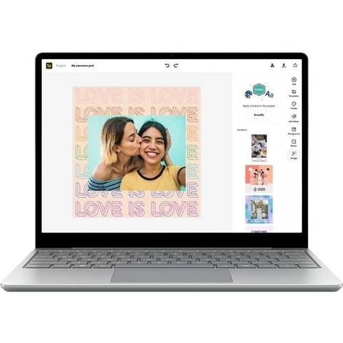 Microsoft Surface Laptop Go, portátil con pantalla táctil de 12,4" (314,96 mm)