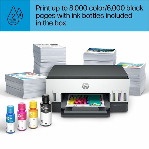 Imprimante jet d'encre Smart Tank 6001 CLR, impression recto verso, 1200 x 1200, 128 Mo, 12/7 ppm