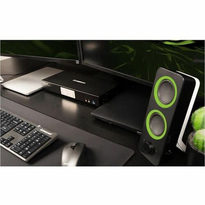 MATRIZ KVM USB DE 2 PUERTOS 4K DUALVIEW DISPLAYPORT CON CONCENTRADOR Y AUDIO