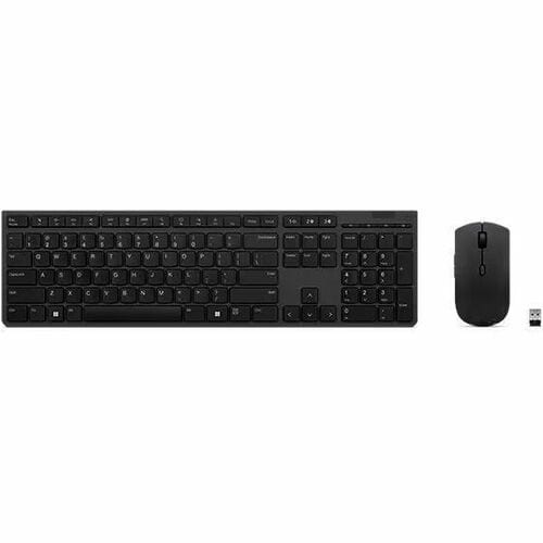 Teclado y ratón inalámbricos recargables profesionales Lenovo (francés canadiense 445)