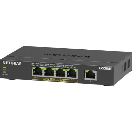 COMMUTATEUR GBE NON GÉRÉ 5 PORTS AVEC POE+