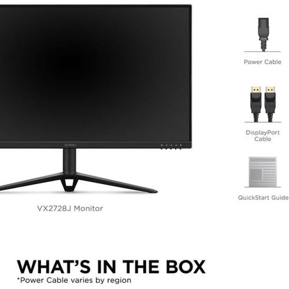 ViewSonic Entertainment VX2728J 27\" Class Full HD LED Monitor - 16:9 - Black