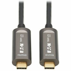 Câble optique actif USB-C vers USB-C Tripp Lite par Eaton, M/M, noir, 10 m