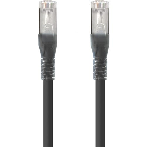 Câble réseau Alogic noir blindé CAT6A LSZH