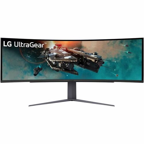 LG UltraGear 49GR85DC-B 49\" Class Dual Quad HD (DQHD) Curved Screen Gaming LED Monitor