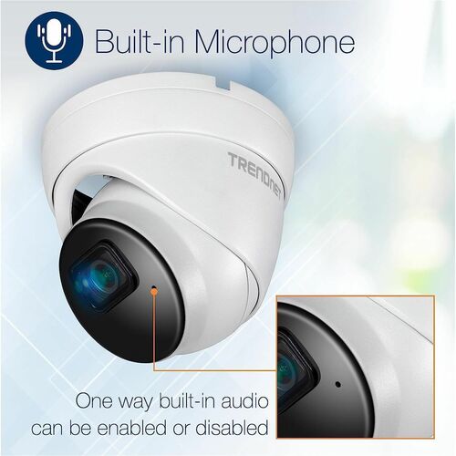 TRENDnet TV-IP1515PI 5 Megapixel Indoor/Outdoor Network Camera - Color - Dome -