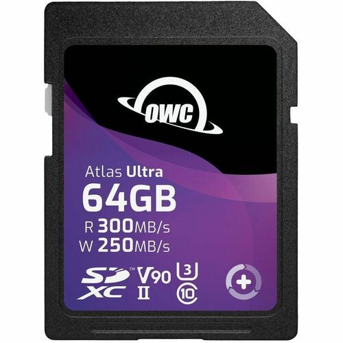 CARTE OWC ATLAS SDXC V90 64 Go CARTE OWC ATLAS ULTRA SDXC V90 64 Go