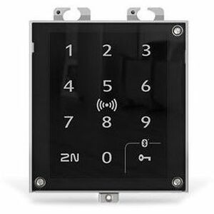 Lecteur de cartes/clavier d'accès 2N - Nickel, noir, résidentiel - Proximité, clé