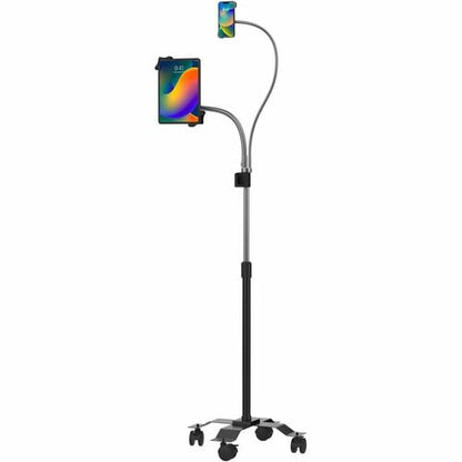 Soporte de suelo compacto de cuello de cisne doble digital CTA para