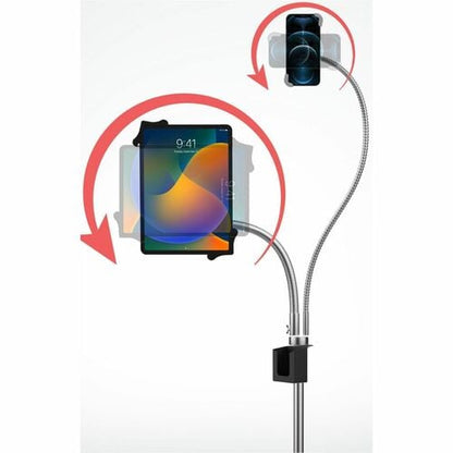 Soporte de suelo compacto de cuello de cisne doble digital CTA para