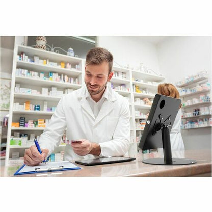 CTA Digital Hyperflex Security Kiosk Stand with Universal Security Enclosure for