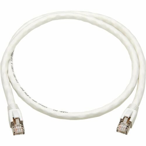 Câble Ethernet SSTP Cat8 40G anti-accroc Tripp Lite by Eaton (RJ45 M/M), PoE, blanc