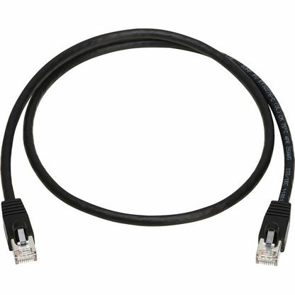 Câble Ethernet SSTP Cat8 40G sans accroc Tripp Lite (RJ45 M/M), PoE, noir,