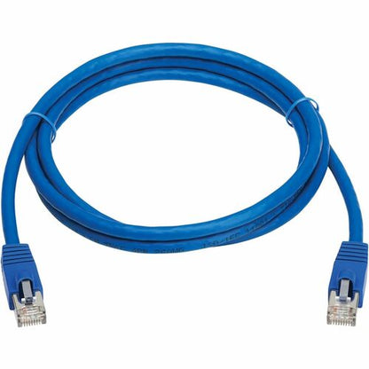 Câble Ethernet SSTP Cat8 40G anti-accroc Tripp Lite (RJ45 M/M), PoE, bleu, 6