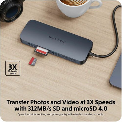 Targus HyperDrive Next 11 Port USB-C Hub - Memory Card Reader