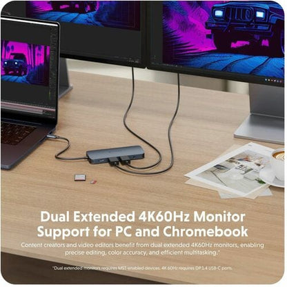 Targus HyperDrive Next 11 Port USB-C Hub - Memory Card Reader