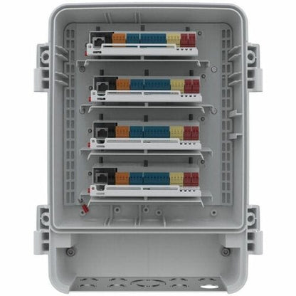 AXIS A1214 Network Door Controller Kit - Polycarbonate - White, Stainless Steel