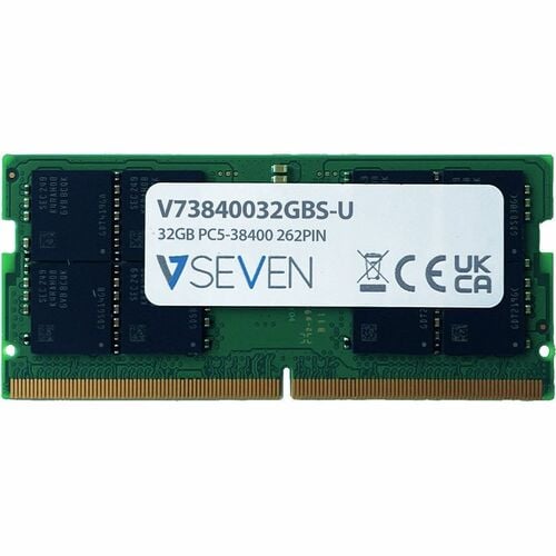 Módulo de memoria SDRAM DDR5 V7 V73840032GBS-U de 32 GB para portátiles