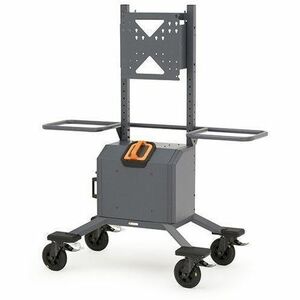Carrito de exhibición inalámbrico Bretford Explorer, batería de 1024 Wh, color azul tormenta