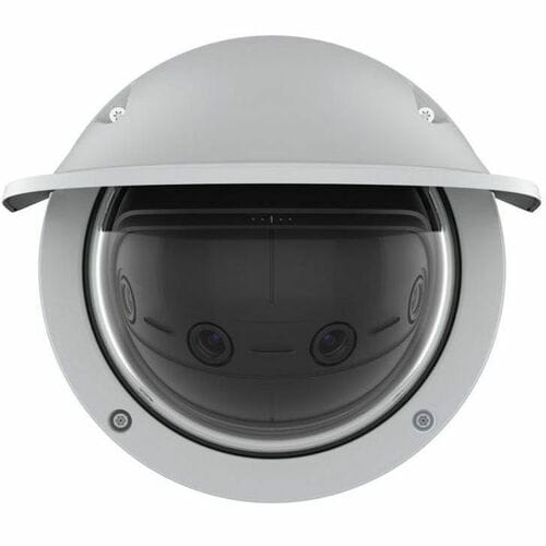 AXIS Panoramic P3827-PVE 7 Megapixel Network Camera - Color - Dome - White  - H.