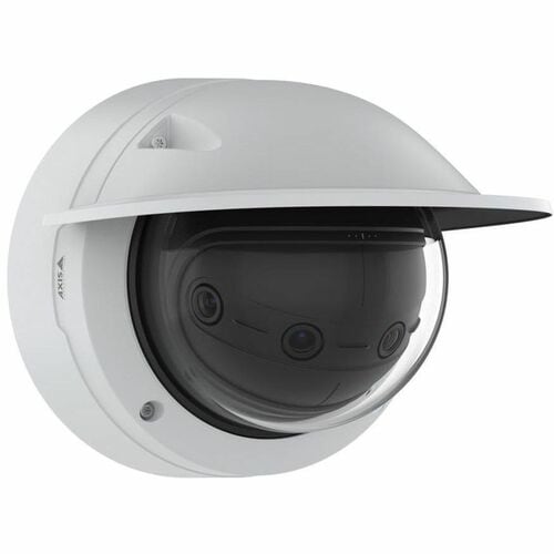 AXIS Panoramic P3827-PVE 7 Megapixel Network Camera - Color - Dome - White  - H.