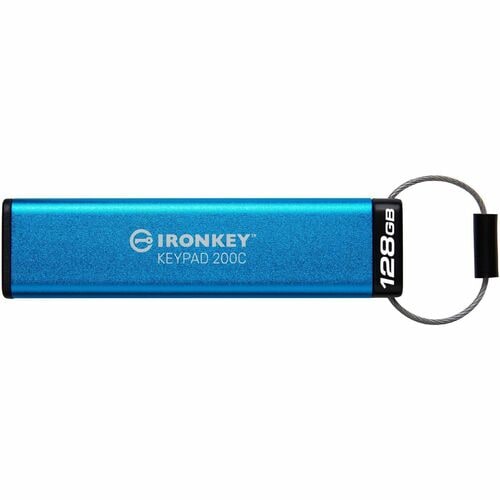 Clavier IRONKEY USB-C 128 Go 200C FIPS 140 3 LVL 3 AES-256