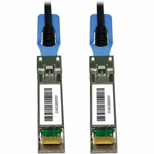 Câble réseau twinax Tripp Lite par Eaton N280-03M-28-BK - 3 m (9,8 pi) Twinax