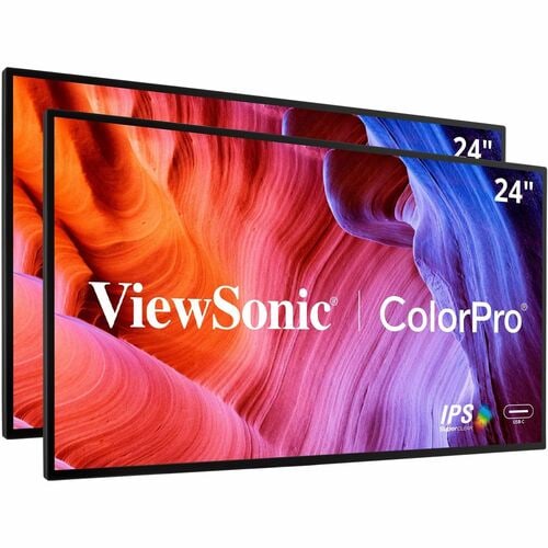 MONITORES DE ACOPLAMIENTO IPS COLORPRO 1080P DE 24 PULGADAS CON CABEZAL ÚNICO Y DOBLE