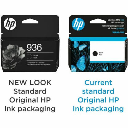 HP 936 Original Inkjet Ink Cartridge - Black - 1 Each