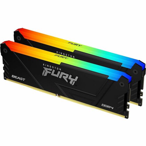 Memoria DIMM DDR4 CL17 de 16 GB y 3600 MT/s FURY BEAST RGB