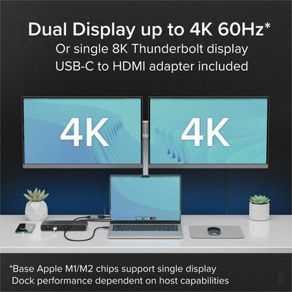Base Thunderbolt 4 enchufable con carga de 100 W