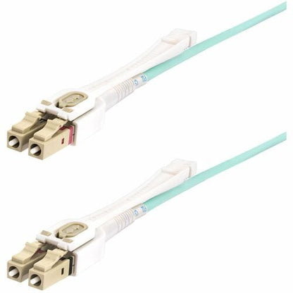 StarTech.com 4m (13ft) LC (UPC) OM4 Multimode Fiber Optic Cable w/Push Pull Tabs