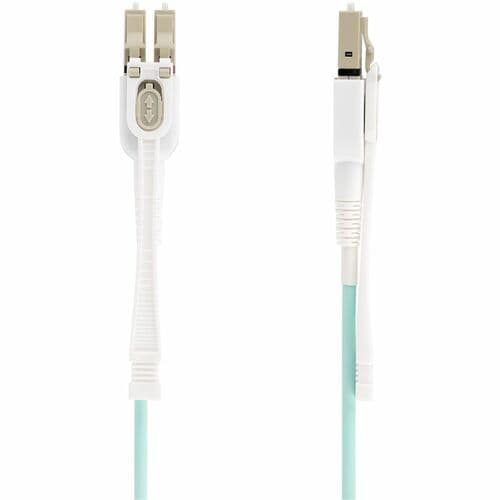 StarTech.com 4m (13ft) LC (UPC) OM4 Multimode Fiber Optic Cable w/Push Pull Tabs
