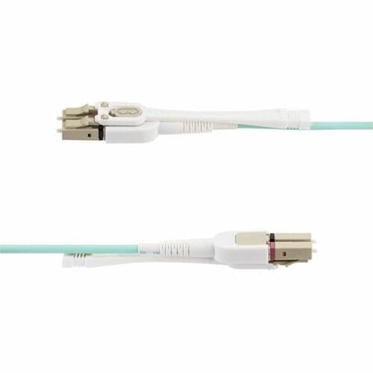 StarTech.com 8m (26.2ft) LC (UPC) OM4 Multimode Fiber Optic Cable w/Push Pull Tabs