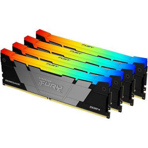 KIT DE 4 DIMM DDR4 CL18 DE 128 GB Y 3600 MT/S FURY RENEGADE RGB