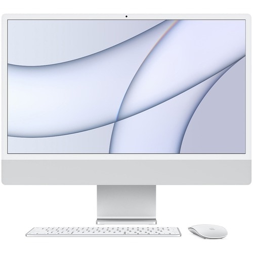 Apple IMAC 24 pulgadas M3, CPU 8C, GPU 10C, SSD de 256 GB, color plata (MQRJ3LL/A)
