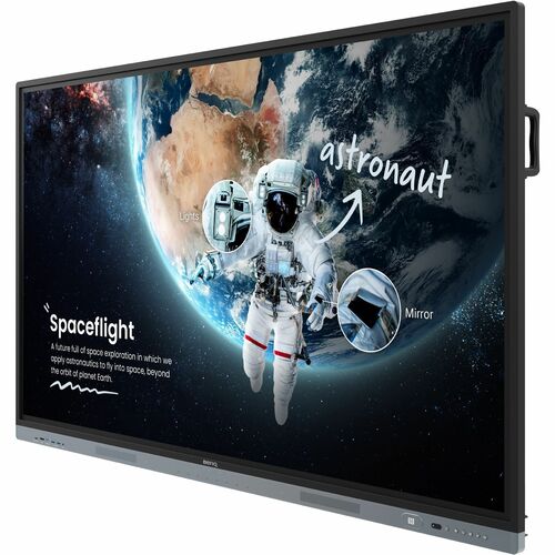 BENQ 75IN INTERACTIVE FLAT PANE BLACK 3840X2160 LAN HDMI VGA DP