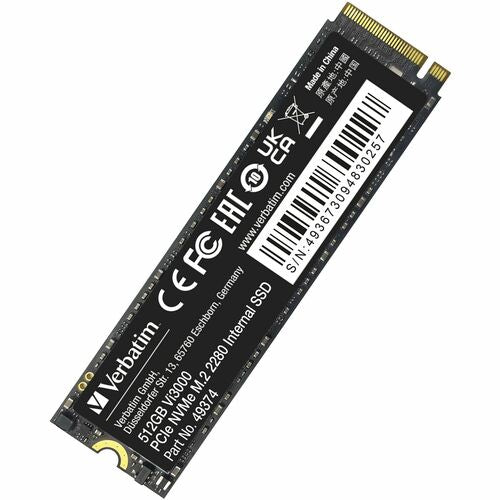 SSD VERBATIM VI3000 DE 512 GB, INTERNO, PCIE, NVME, M.2, MULTI 2