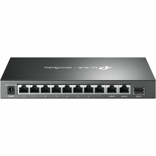 OMADA 8-PORT 10/100MBPS 3PORT GIGABIT DSKTP SWITCH W/8-PORT POE